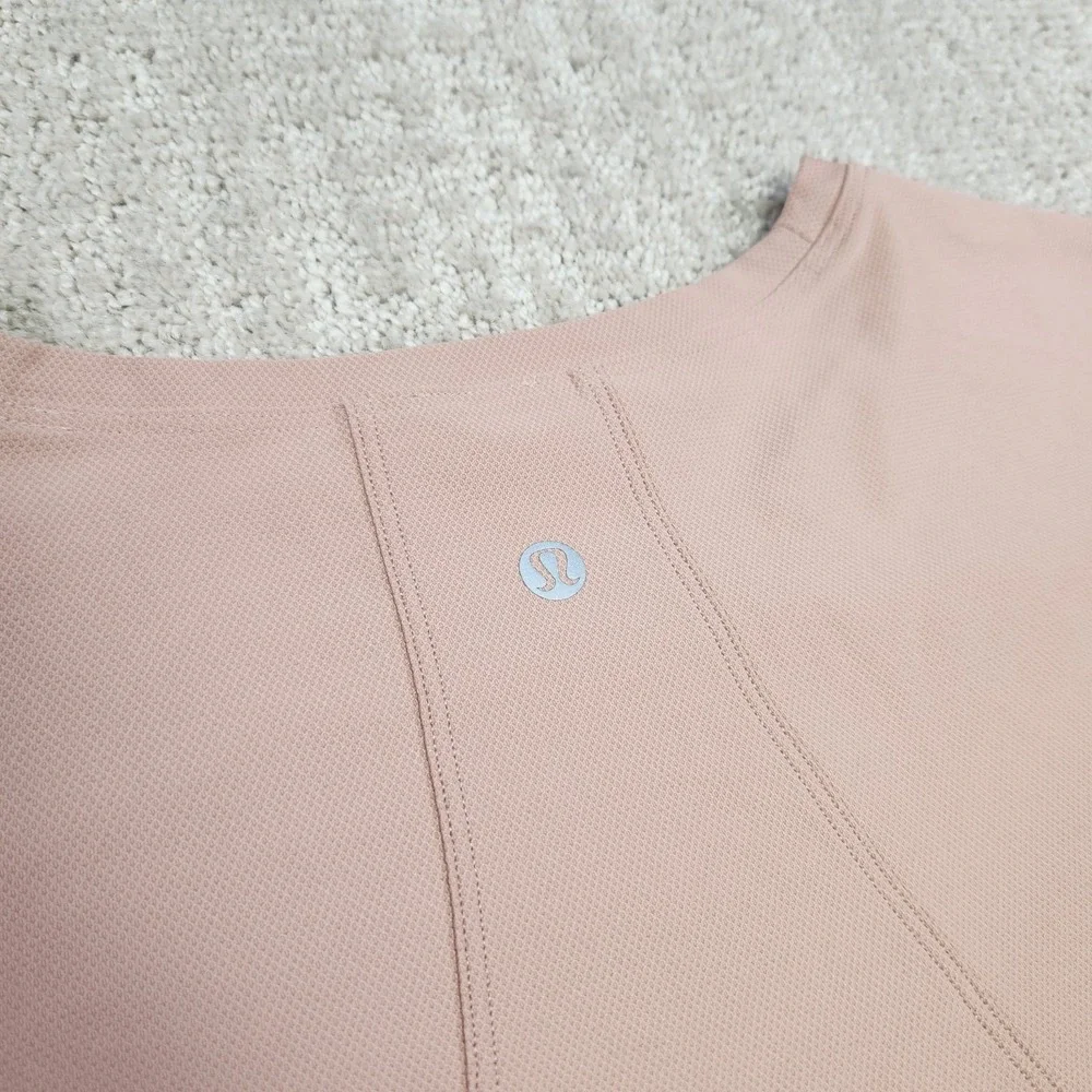 Lululemon Shirt Women XXL Muscle Love Long Sleeve Cropped Running Training Flowy